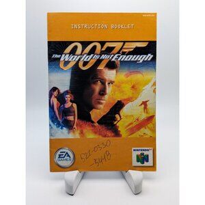 007 The World Is Not Enough (Nintendo 64 N64, 2000) Manual Only